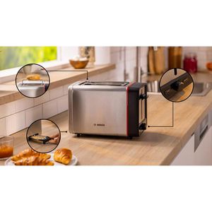 Produktbild für Toaster Bosch MyMoment TAT6M420, mit 6 Stufen &amp; Auftaufunktion