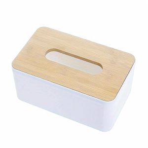 Produktbild für Taschentuchbox Böttcher-AG Premium, aus Kunststoff / Bambus