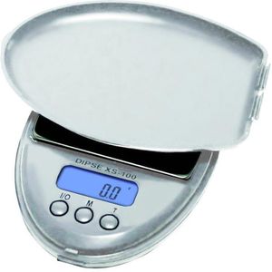 Produktbild für Digitalwaage Dipse XS-100, silber, 6081