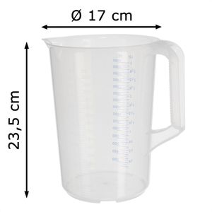Produktbild für Messbecher Contacto 3078/300, aus Kunststoff