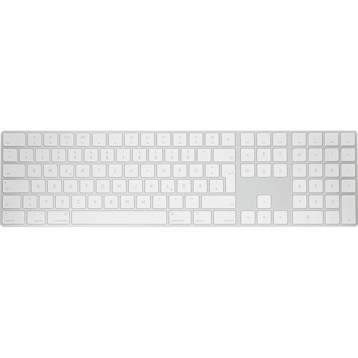 Apple Tastatur Magic Keyboard, MQ052D/A, Böttcher flaches Design, AG Bluetooth, – silber