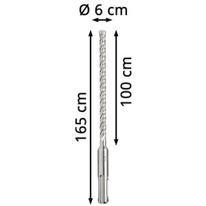 Produktbild für Bohrer Metabo SDS-Plus P4P, 626205000, SDS+
