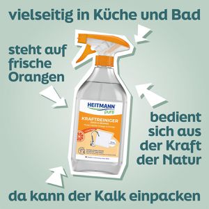Produktbild für Kraftreiniger Heitmann pure 10347040000, Essig und Orange