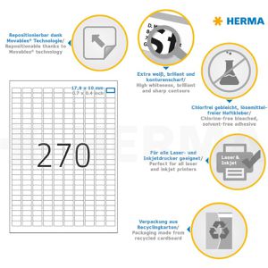 Produktbild für Universaletiketten Herma 10000 Special