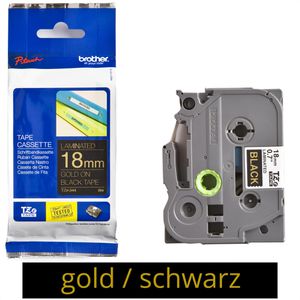 Schriftband Brother TZe-344, 18mm