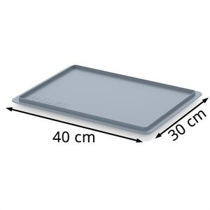 Produktbild für Eurobox-Deckel AUER DE 43, grau