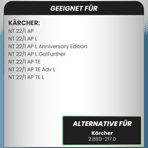 Produktbild für Staubsaugerbeutel McFilter KA 46, 430240162