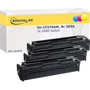 Toner Böttcher-AG für HP 305A, CF370AM Multipack