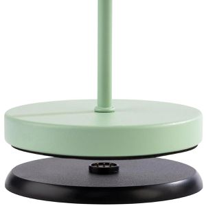 Produktbild für Tischlampe APS Cleo 17004, grün mit LED