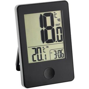 TFA Thermometer 30.3051.01 POP innen/außen, digital, inkl. Funk-Sensor,  schwarz – Böttcher AG