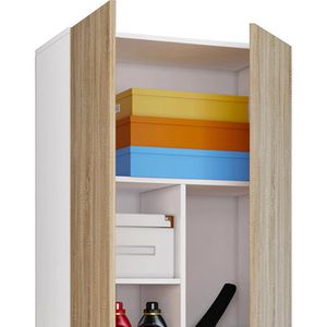 Produktbild für Mehrzweckschrank VCM Vandol 912186, weiß / sonoma eiche