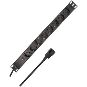Steckdosenleiste LogiLink PDU8C03 PDU mit 3m Kabel