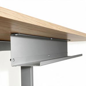 Produktbild für Schreibtisch Kerkmann Move 1 stable, ahorn / silber
