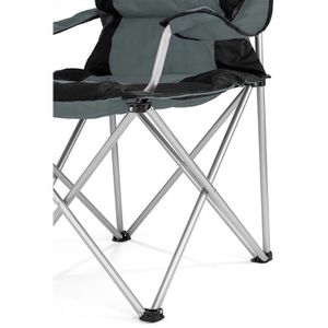 Produktbild für Campingstuhl Tresko CPS-004, grau, bis 150 kg
