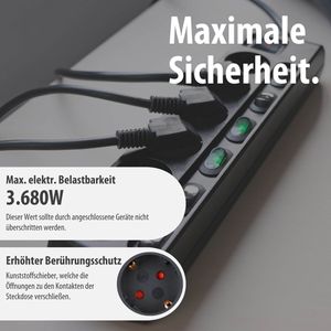 Produktbild für Steckdosenleiste Brennenstuhl mit 2m Kabel