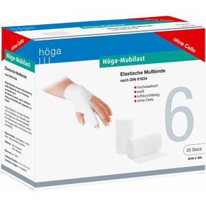 Mullbinden Höga Mubilast, 6 cm x 4 m