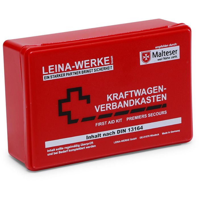 Erste Hilfe Set Auto Kasten Koffer DIN 13164 Verbandskasten KFZ  Verbandtasche - , 12,99 €