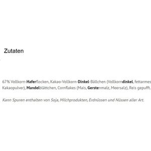 Produktbild für Müsli Seitenbacher zuckerarm