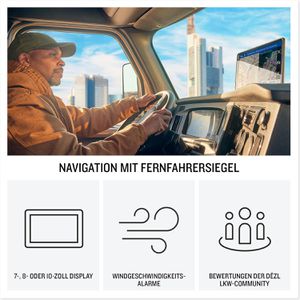 Produktbild für Navigationsgerät Garmin dezl LGV820 EU MT-D