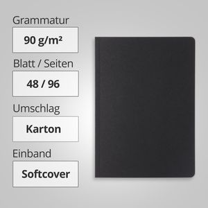 Produktbild für Notizbuch Geiger Tablet-Book, Karton Softcover