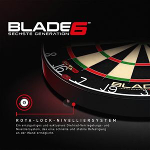 Produktbild für Dartscheibe WINMAU Blade 6 Dartboard, mit PDC Zertifizierung