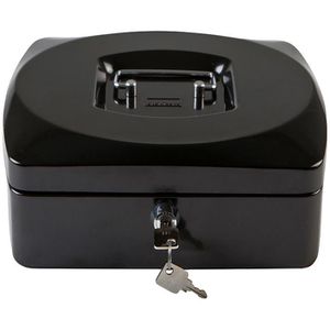 Produktbild für Geldkassette Idena 6 Zoll, 50025, Zylinderschloss