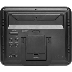 Produktbild für Wanduhr TFA 60.4516.54, Kunststoff, digital, Funkuhr