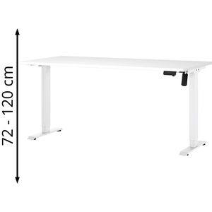 Schreibtisch Germania Profi 3.0, 8025-84, weiß / weiß