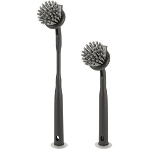 Produktbild für Spülbürste Metaltex Brush Up, mit Saugnapf &amp; Schaber
