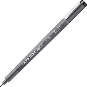 Fineliner Staedtler pigment liner, 308 05-9, schwarz
