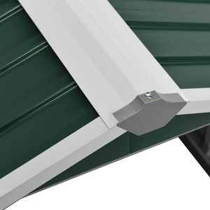Produktbild für Mähroboter-Garage vidaXL 150907, grün, aus Metall
