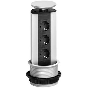 Einbausteckdose EVOline Port, mit 3m Kabel