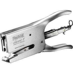 Produktbild für Heftzange Rapid K1+ Classic Platin, aus Metall, silber