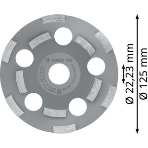 Produktbild für Diamantschleiftopf Bosch PRO Abrasive Topfscheibe