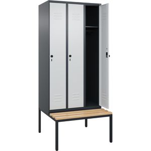 Produktbild für Spind CP-Möbel Classic PLUS, lichtgrau