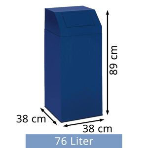 Produktbild für Mülleimer VAR 1243, enzianblau