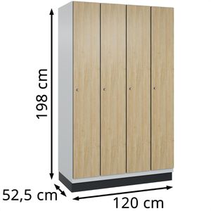 Produktbild für Spind CP-Möbel Cambio, eiche