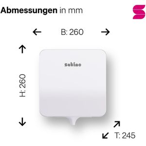 Produktbild für Handtuchspender Satino Hyginity Plus, 333416, CF1