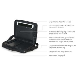 Produktbild für Laptoptasche Dicota Eco Multi Scale, schwarz