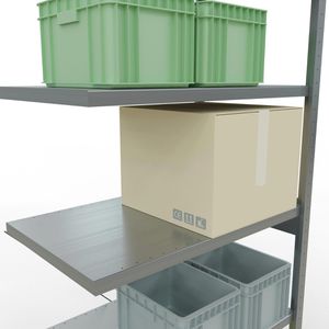 Produktbild für Anbauregal Schulte 12966, 6 Metallböden