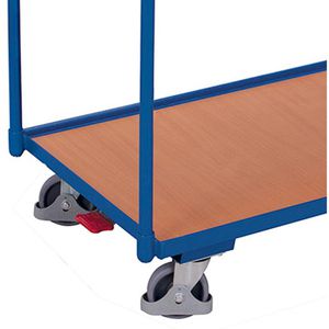 Produktbild für Tischwagen VARIOfit sw-701.501, aus Metall &amp; Holz