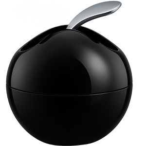 Produktbild für Mülleimer Spirella Bowl, 10.14972, schwarz