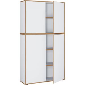 Aktenschrank VCM Salia 5-Fach 920803, aus Holz