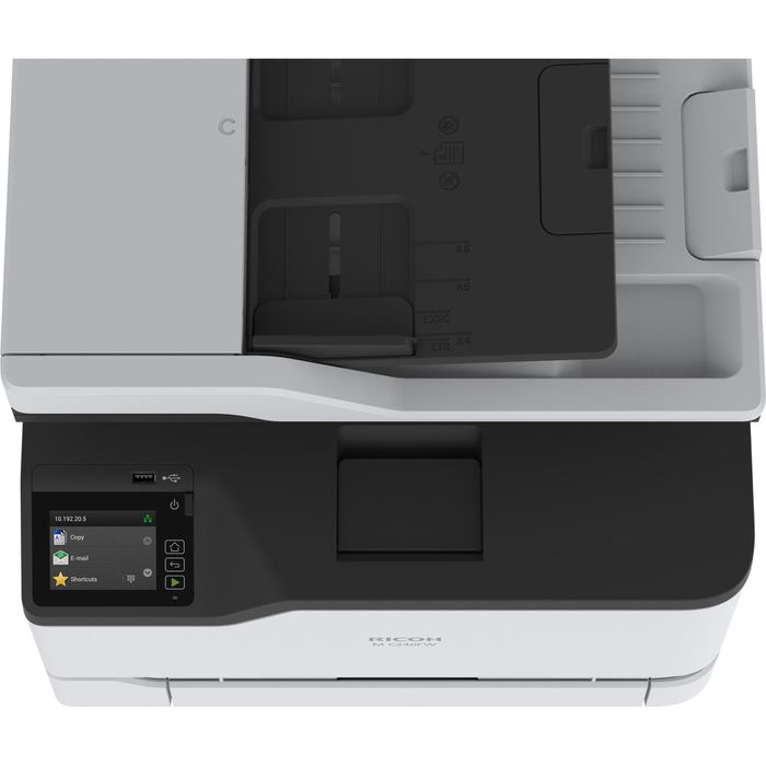 Ricoh Multifunktionsgerät M C240FW, ADF, Kopierer, Laserfax, Scanner ...