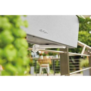 Produktbild für Blumenkastenhalterung Lechuza WALL, weiß