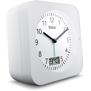 Produktbild für Wecker Mebus 25610, weiß, analog
