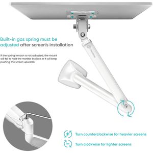Produktbild für Monitorhalterung Onkron G100-W, VESA 75x75 &amp; 100x100 mm