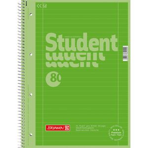 Produktbild für Collegeblock Brunnen Student kiwi, 1067927152, A4