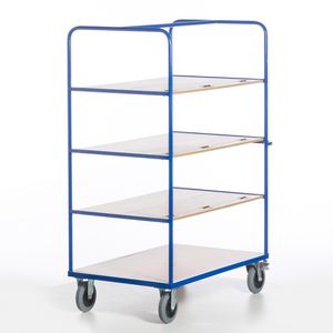 Produktbild für Etagenwagen Rollcart 08-7808, mit faltbaren Böden