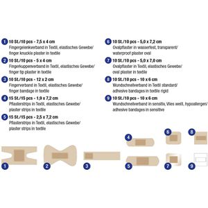 Produktbild für Pflaster First-Aid-Only Pflasterbox, 100 Strips